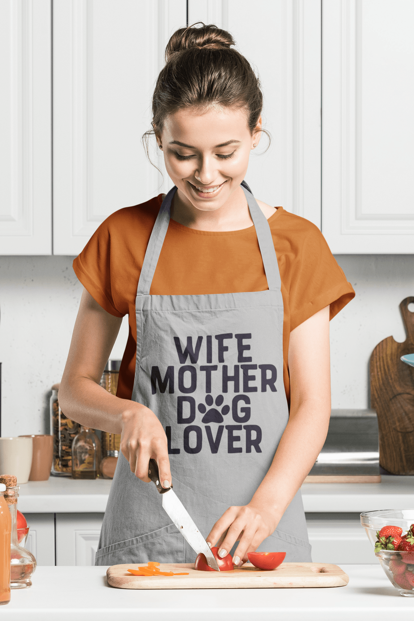 Wife Mother Dog Lover Apron - Shih Tzu Gifts