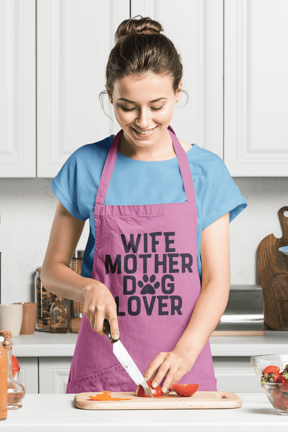 Wife Mother Dog Lover Apron - Shih Tzu Gifts