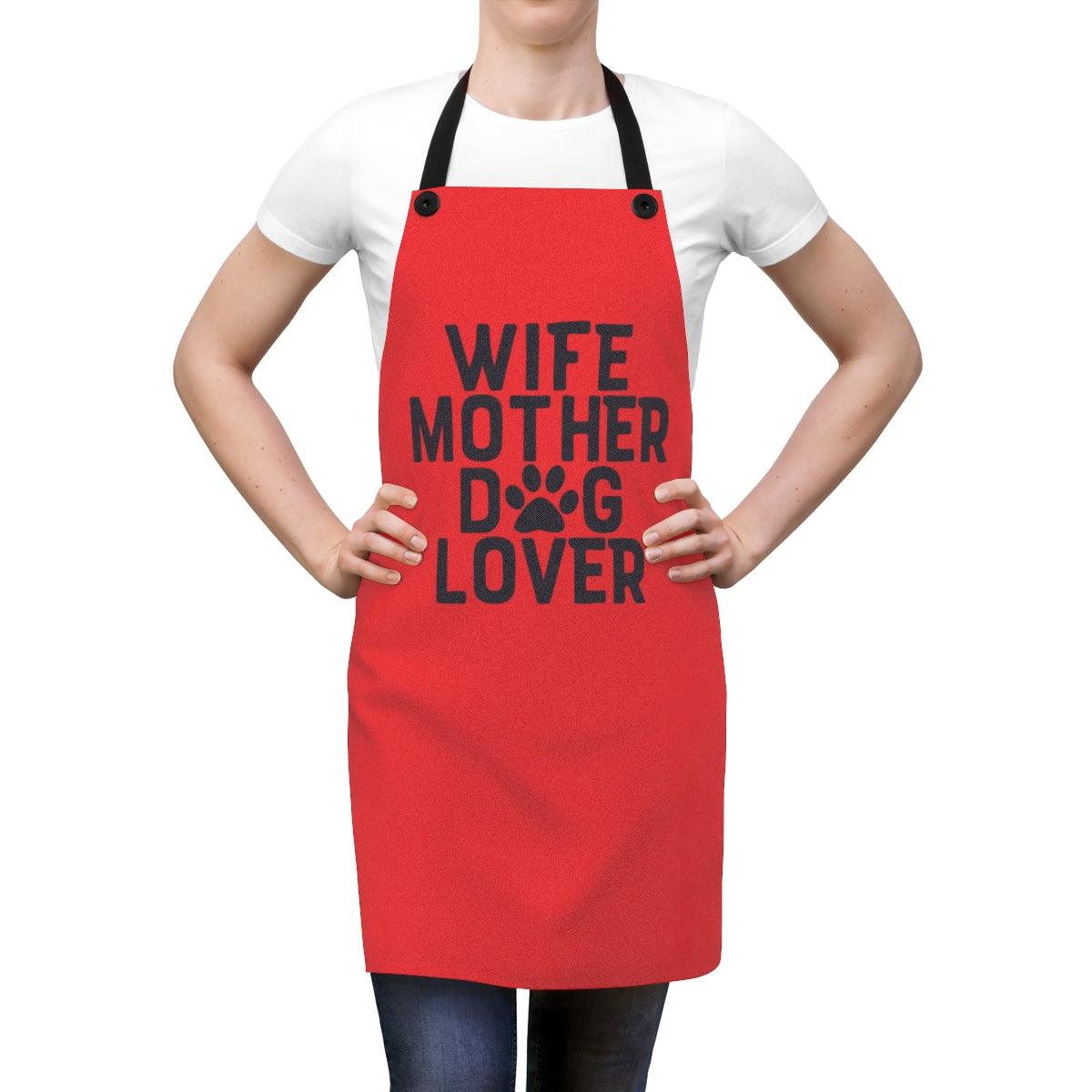 Wife Mother Dog Lover Apron - Shih Tzu Gifts