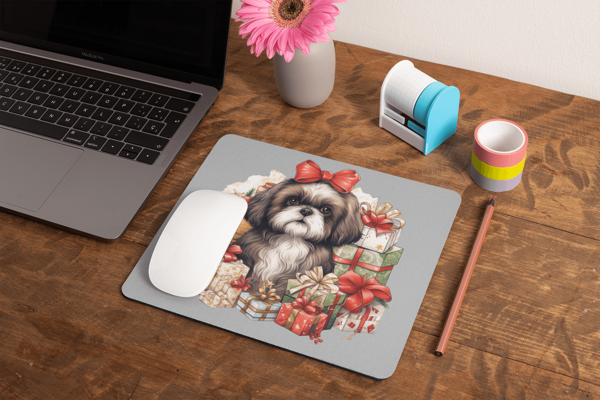 Christmas Gifts Shih Tzu Mouse Pad - Shih Tzu Gifts