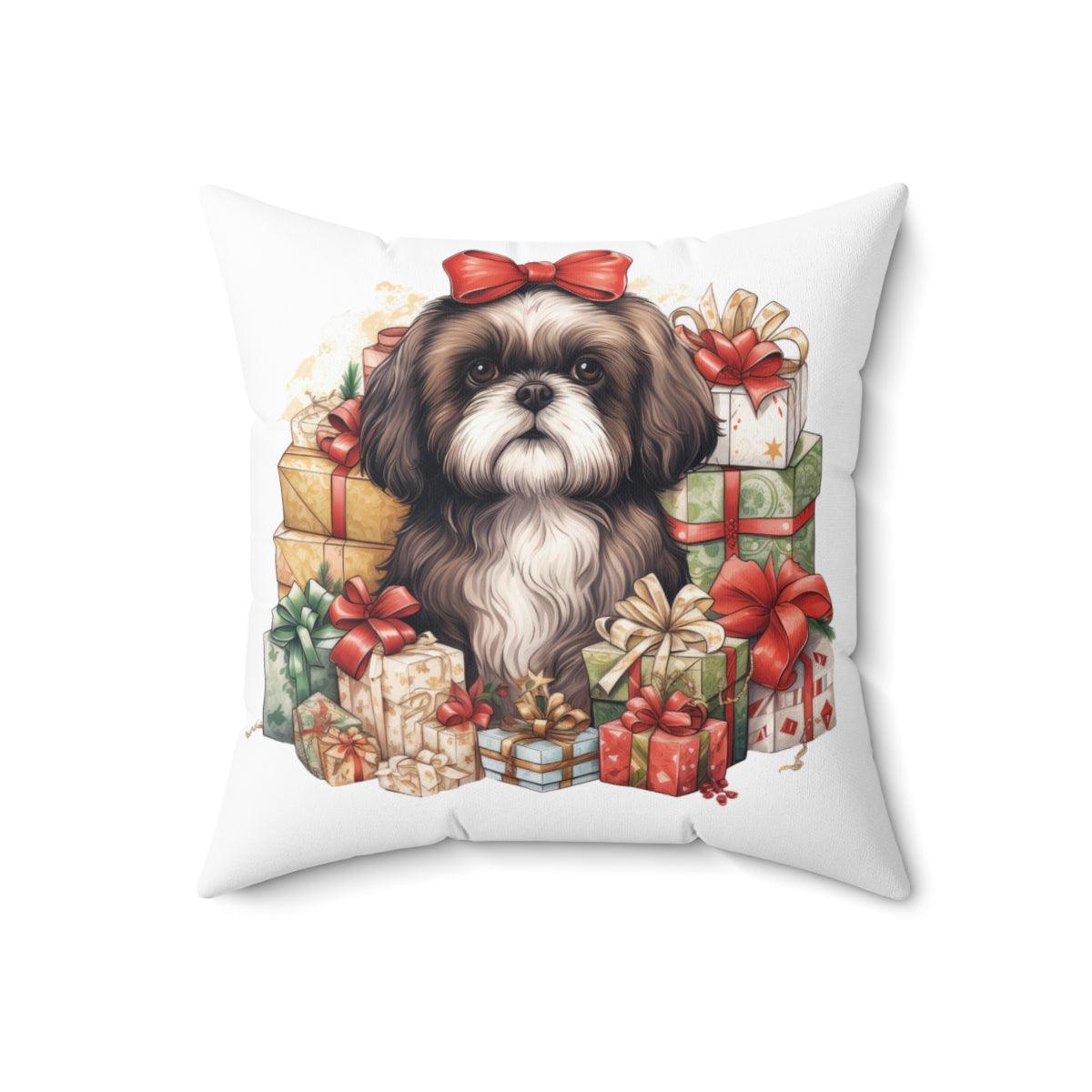 Christmas Gifts Shih Tzu Pillow - Shih Tzu Gifts