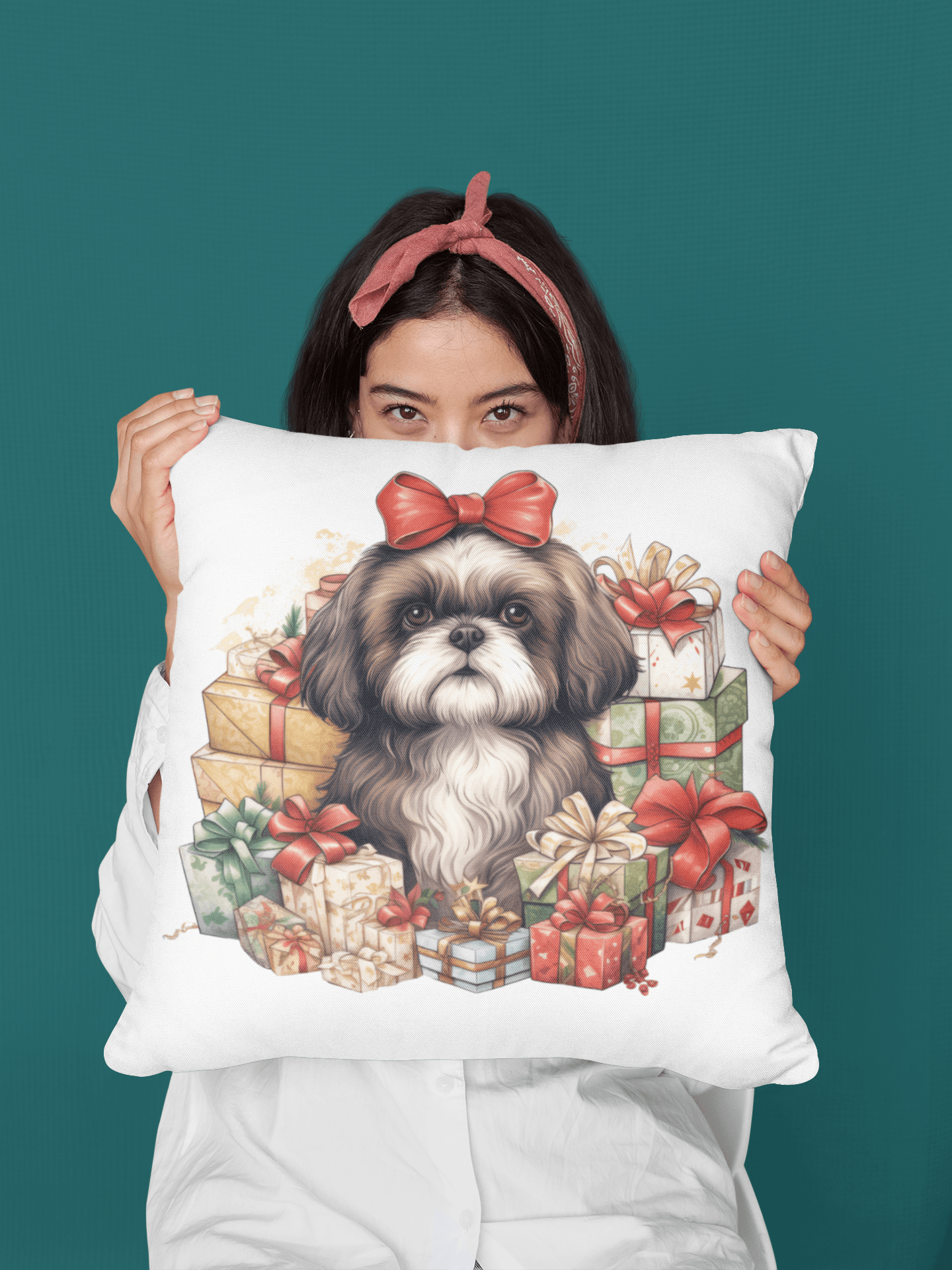 Christmas Gifts Shih Tzu Pillow - Shih Tzu Gifts