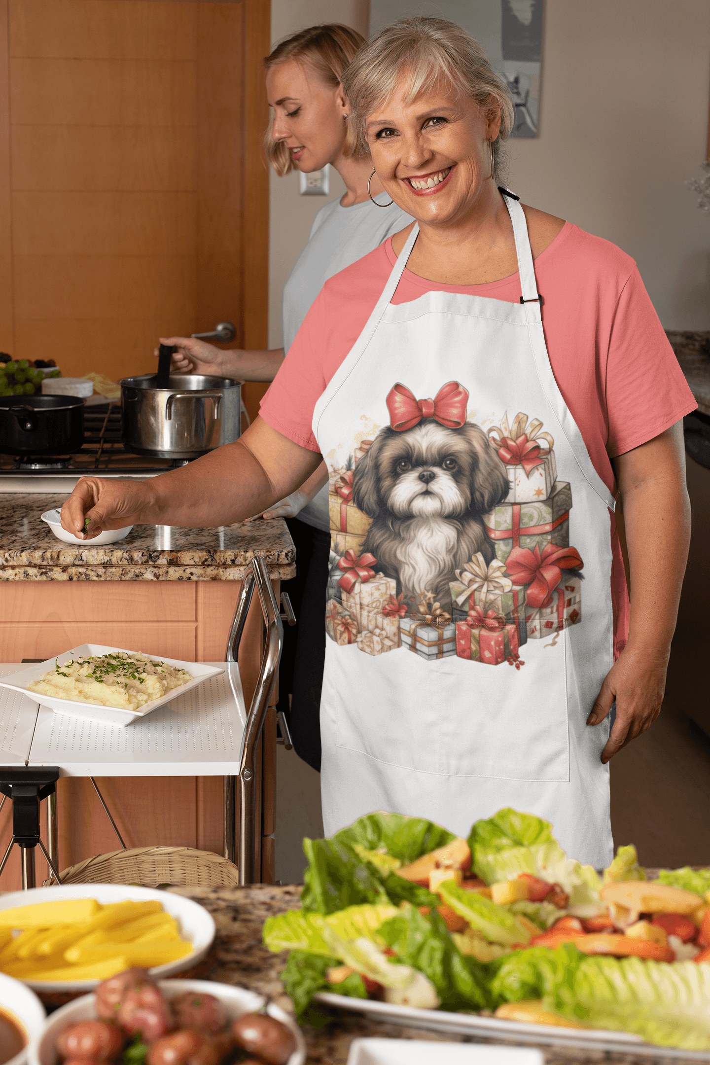 Christmas Gifts Shih Tzu Apron - Shih Tzu Gifts