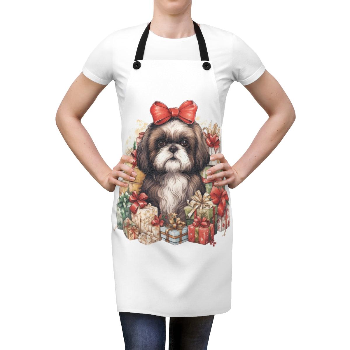 Christmas Gifts Shih Tzu Apron - Shih Tzu Gifts