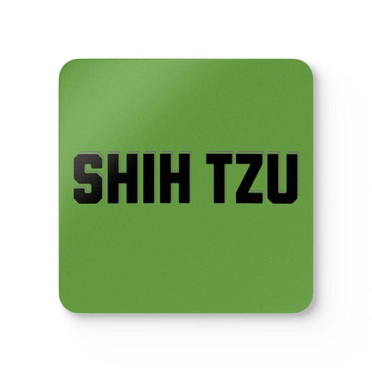 Shih Tzu Text Coaster Set – Unique Gift for Shih Tzu Dog Lovers