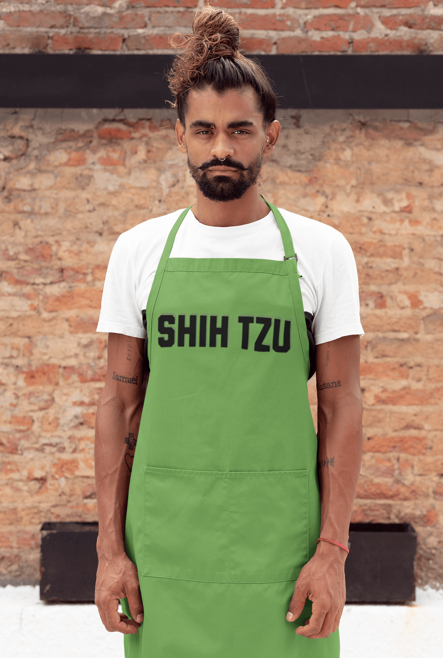 Shih Tzu Text Apron – Fun & Stylish Cooking Gift for Dog Lovers