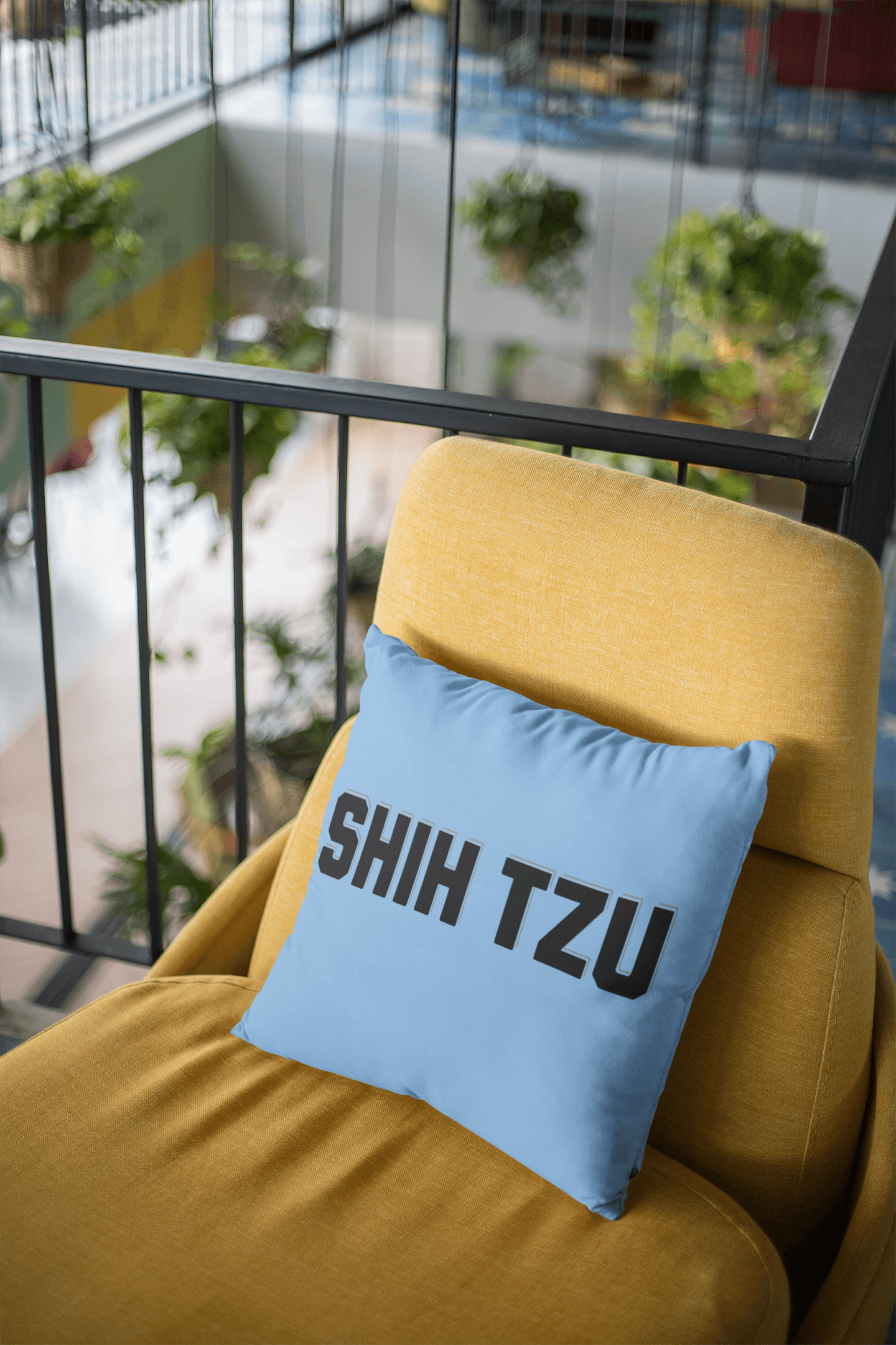 Shih Tzu Text Pillow – Stylish & Cozy Gift for Shih Tzu Lovers