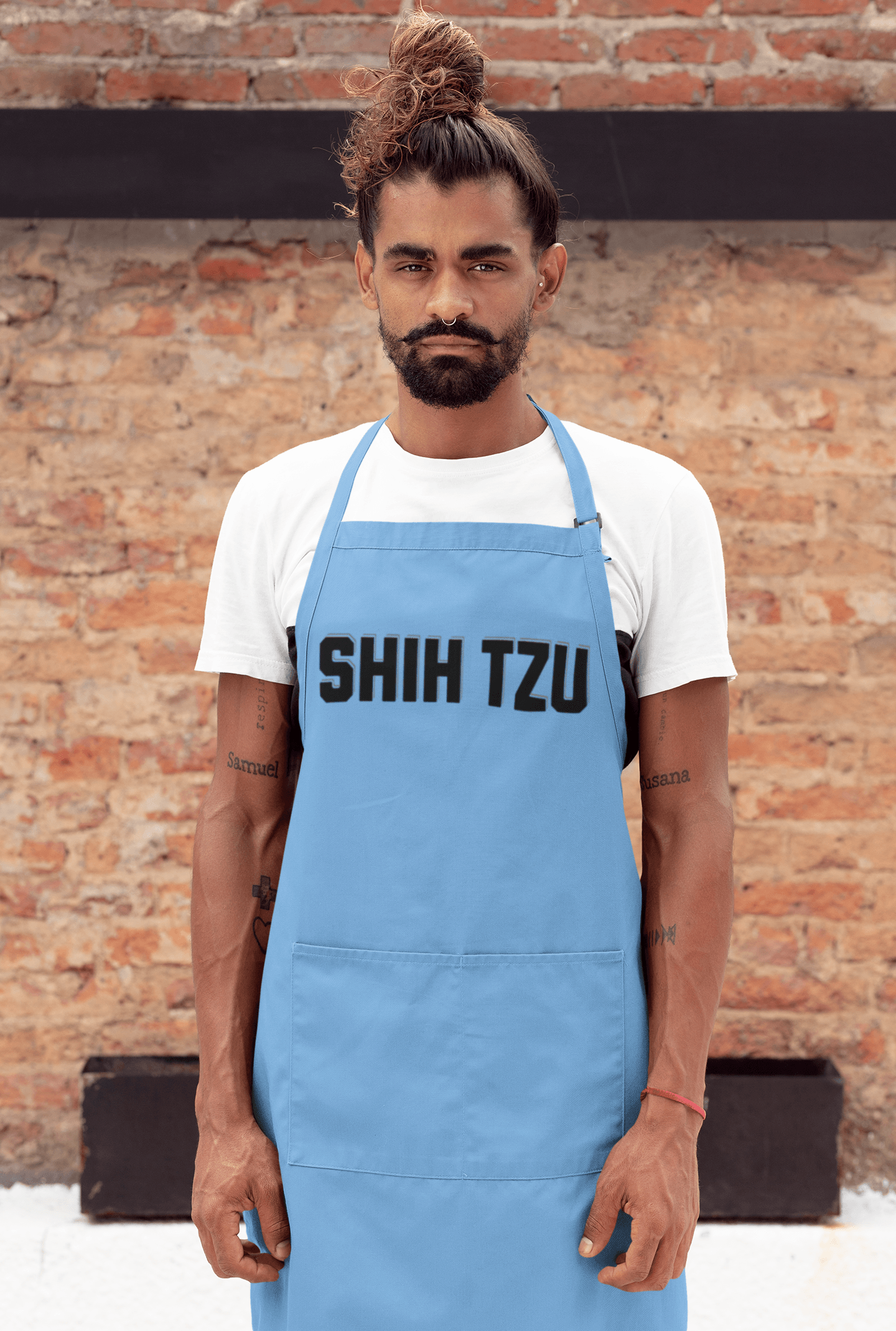 Shih Tzu Text Apron – Fun & Stylish Cooking Gift for Dog Lovers