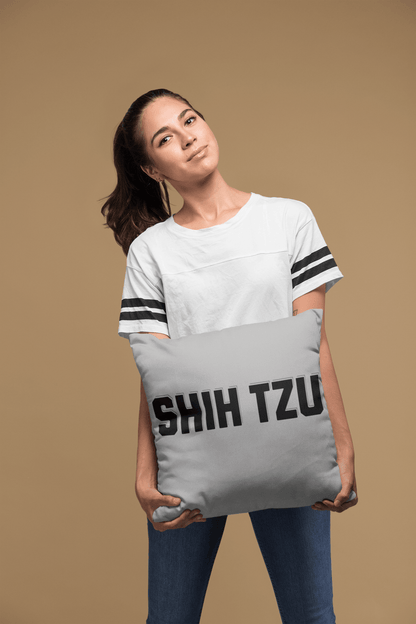 Shih Tzu Text Pillow – Stylish & Cozy Gift for Shih Tzu Lovers