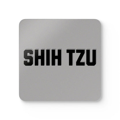 Shih Tzu Text Coaster Set – Unique Gift for Shih Tzu Dog Lovers