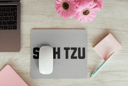 Shih Tzu Text Mouse Pad – Stylish Gift for Dog Lovers & Owners