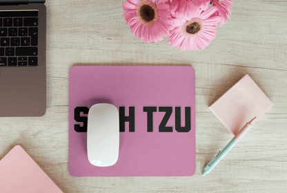 Shih Tzu Text Mouse Pad – Stylish Gift for Dog Lovers & Owners