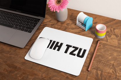 Shih Tzu Text Mouse Pad – Stylish Gift for Dog Lovers & Owners