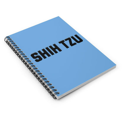 Shih Tzu Text Spiral Notebook – Cute Gift for Shih Tzu Lovers