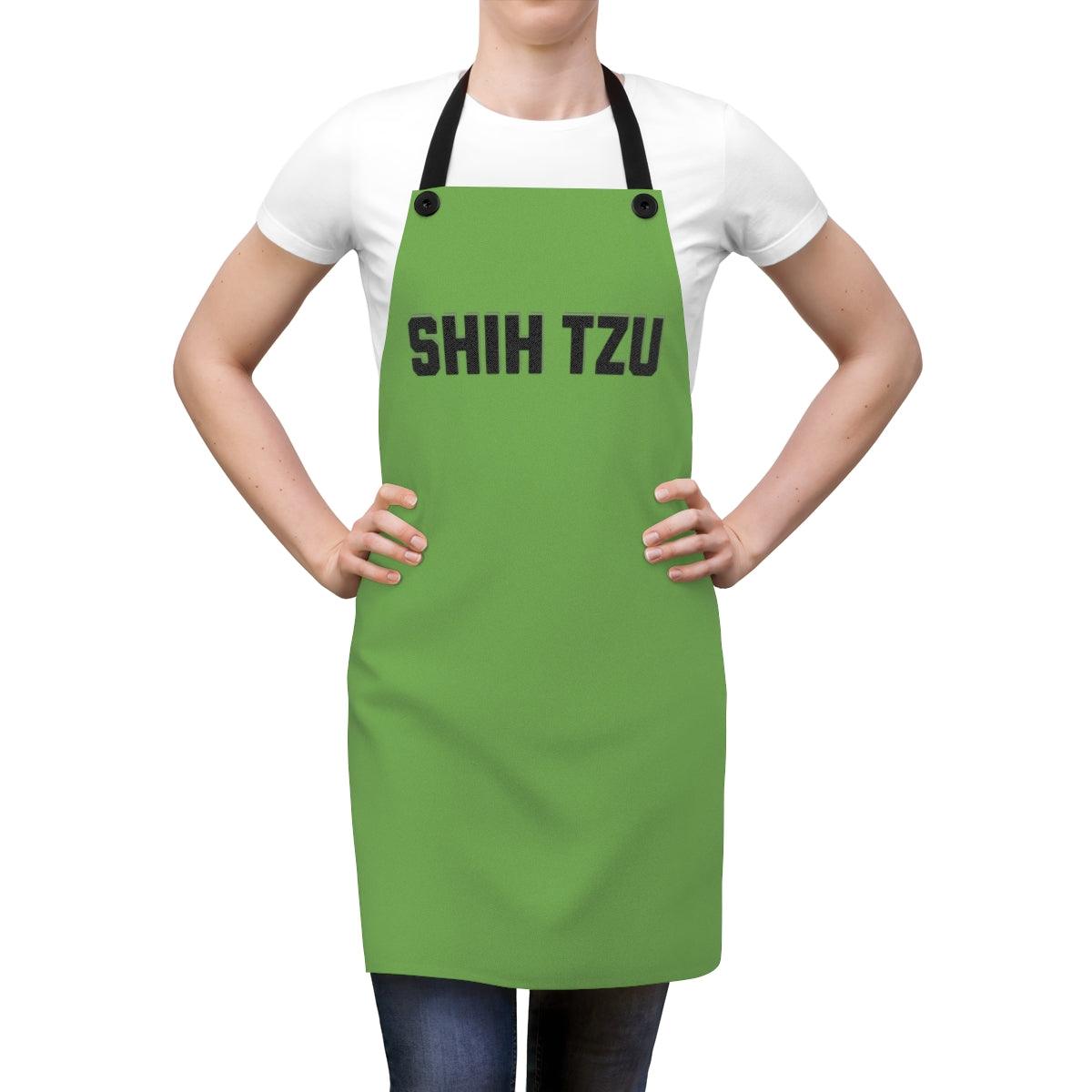 Shih Tzu Text Apron – Fun & Stylish Cooking Gift for Dog Lovers