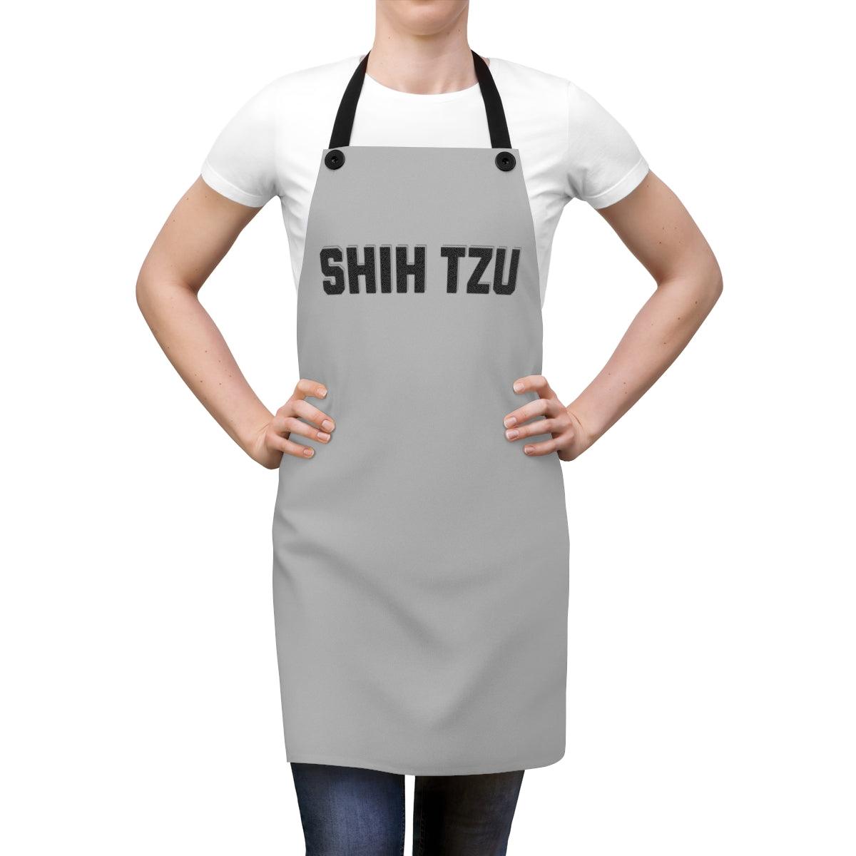 Shih Tzu Text Apron – Fun & Stylish Cooking Gift for Dog Lovers