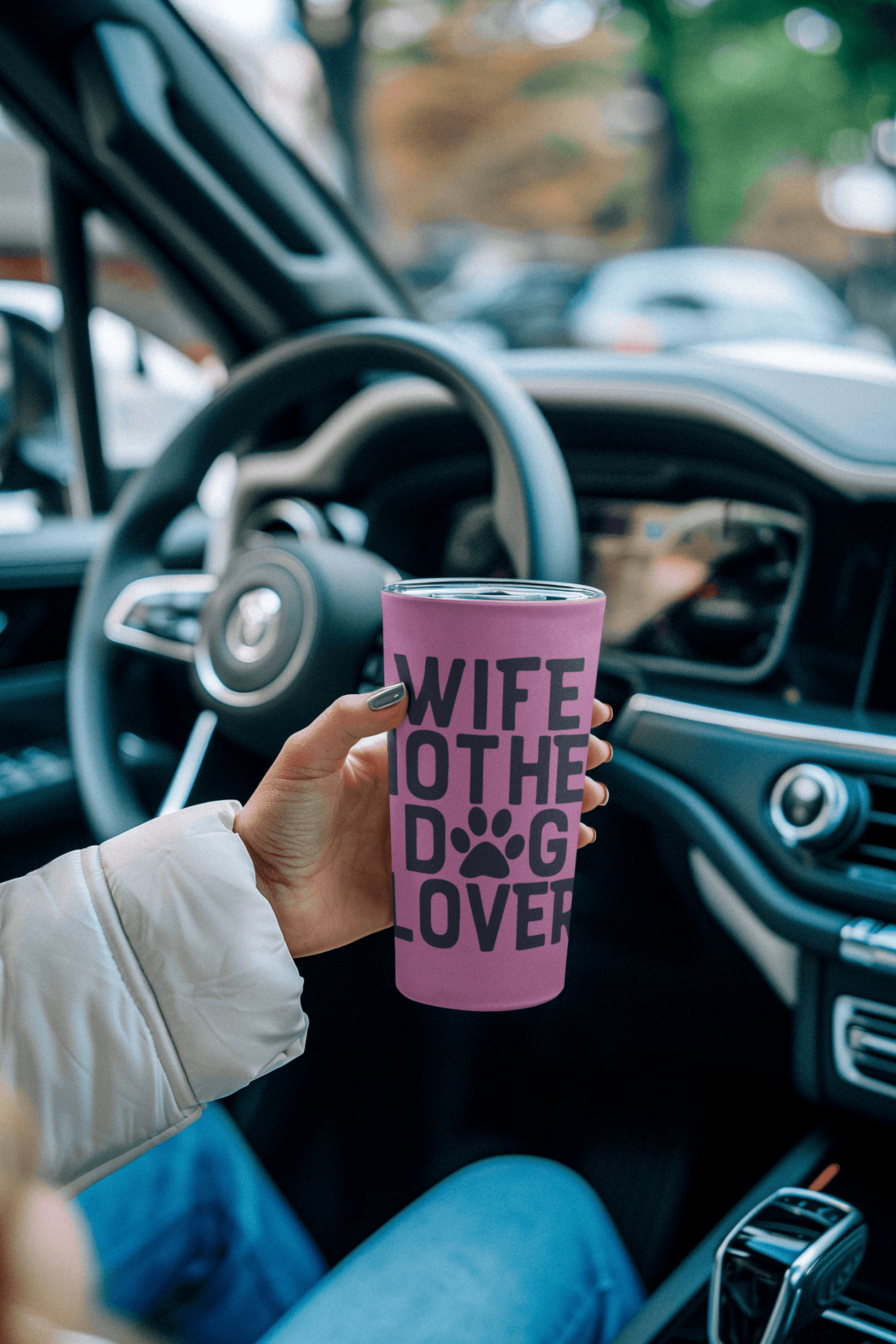 Wife Mother Dog Lover Tumbler - Shih Tzu Gifts